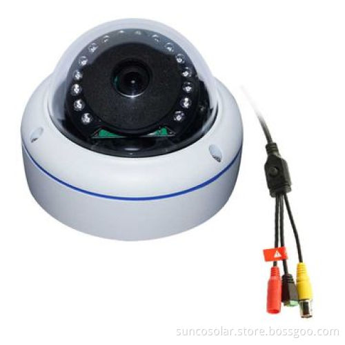 130-degree Vandal-proof Fisheye Camera, 1/3" Sony Super HAD II CCD, 700TVL, 0.05 Lux, 15m IR Range